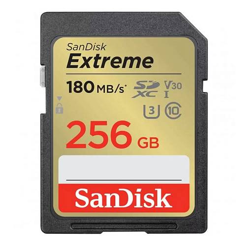 Карта памяти SanDisk Memory Card Extreme SDXC for DSLR, 256 Гб