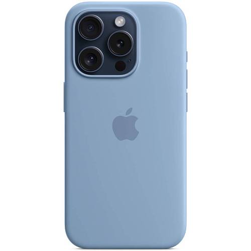 Чехол для смартфона iPhone 15 Pro Silicone Case with MagSafe, Winter Blue