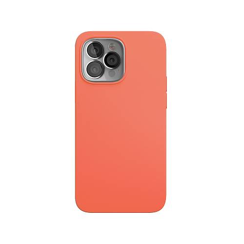 Чехол для смартфона vlp Silicone case with MagSafe для iPhone 13 Pro Max, коралловый (уценка)