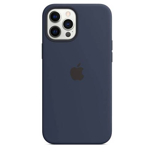 Чехол для смартфона Apple MagSafe для iPhone 12 Pro Max, силикон, «тёмный ультрамарин»