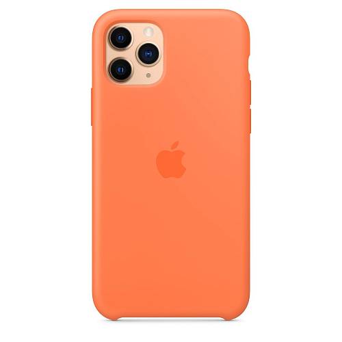 Чехол для смартфона Apple для iPhone 11 Pro, силикон, «оранжевый витамин»