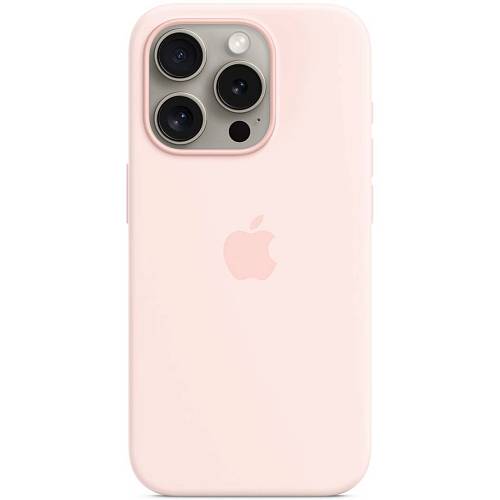 Чехол для смартфона iPhone 15 Pro Silicone Case with MagSafe, Light Pink