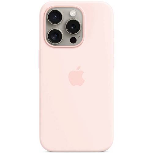 Чехол для смартфона Apple iPhone 15 Pro Silicone Case with MagSafe, Light Pink