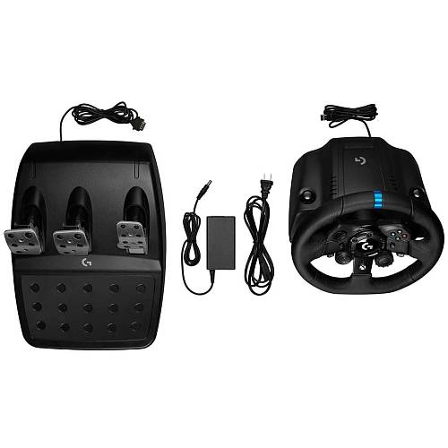 Игровой руль Logitech G923 Steering Wheel - USB (PS4 and PC), черный