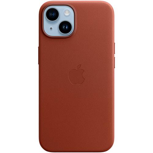 Чехол для смартфона iPhone 14 Leather Case with MagSafe, умбра