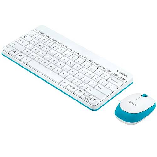 Комплект (клавиатура и мышь) Logitech Wireless Combo MK245, белый