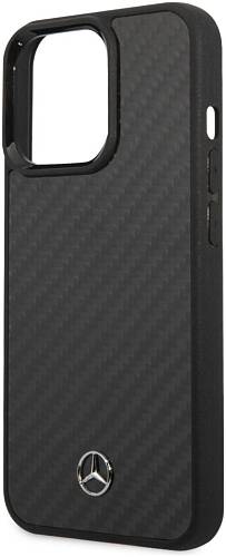 Чехол для смартфона Mercedes Dynamic Real carbon для iPhone 13 Pro, черный