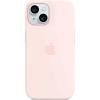 Фото — Чехол для смартфона iPhone 15 Silicone Case with MagSafe, Light Pink