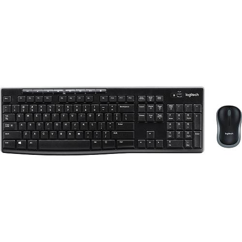 Комплект (клавиатура и мышь) Logitech Wireless Combo MK275, черный