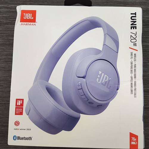 Беспроводные наушники JBL Tune 720BT, фиолетовый (уценка)