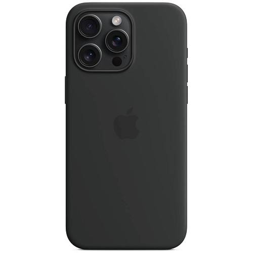 Чехол для смартфона iPhone 15 Pro Max Silicone Case with MagSafe, Black