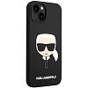 Фото — Чехол для смартфона Karl Lagerfeld Silicone Head iPhone 14 Plus, черный