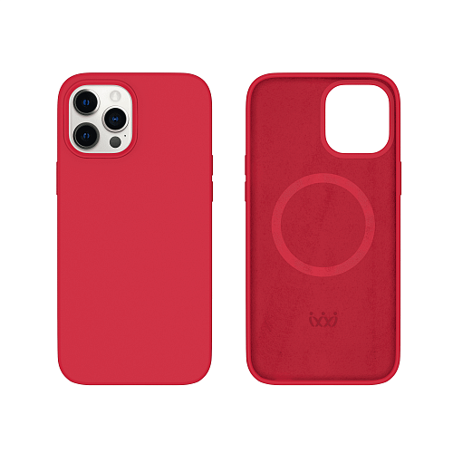 Чехол для смартфона vlp c MagSafe для  iPhone 12 Pro Max, красный