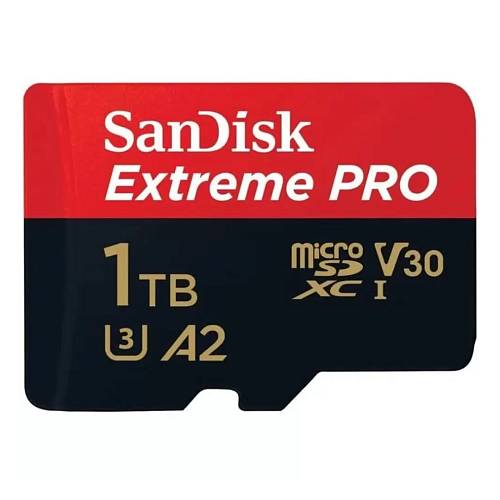 Карта памяти SanDisk Extreme Pro Micro SDXC + SD Adapter, 1 Тб