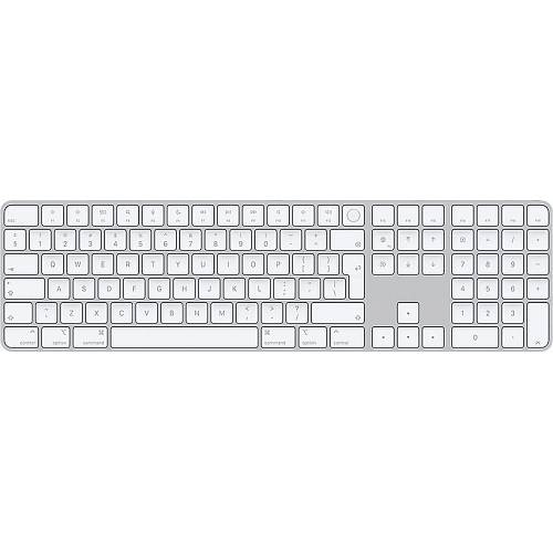 Клавиатура Magic Keyboard с Touch ID и цифровой панелью, ENG, серебристый