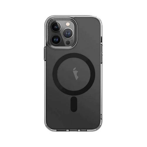 Чехол для смартфона Uniq iPhone 14 Pro Max Lifepro Xtreme AF Frost Smoke (MagSafe), черный