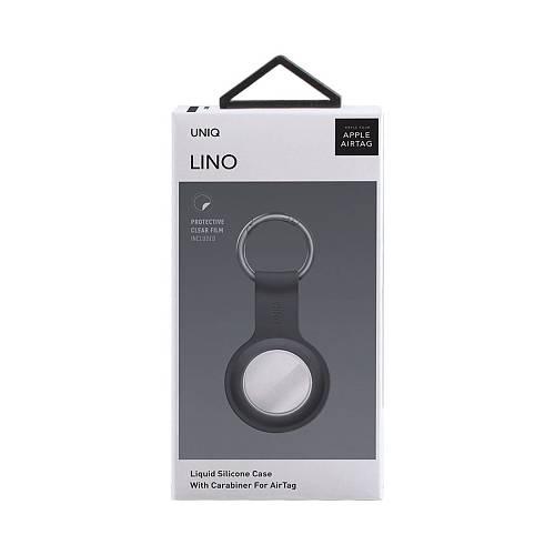 Чехол для AirTag Uniq Lino для Apple AirTag, серый