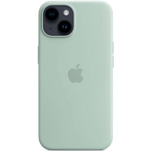 Чехол для смартфона iPhone 14 Silicone Case with MagSafe, светло-зеленый