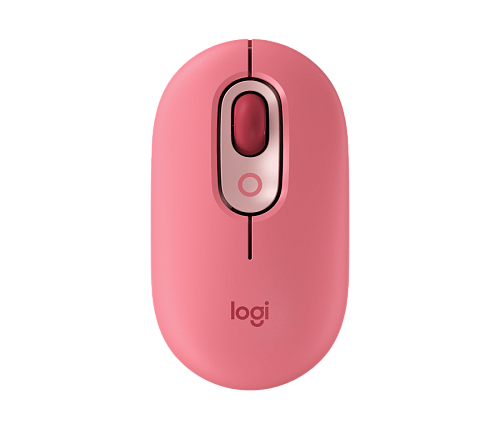 Мышь Logitech POP Mouse, розовая (уценка)