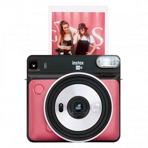 Фотоаппарат моментальной печати Fujifilm Instax SQ6, красный