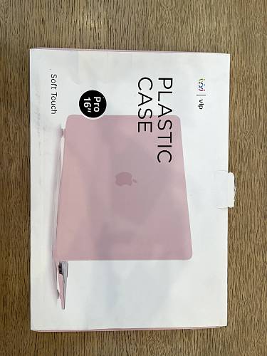 Чехол для ноутбука "vlp" Plastic Case для MacBook Pro 16" 2019-2020, светло-розовый (уценка)