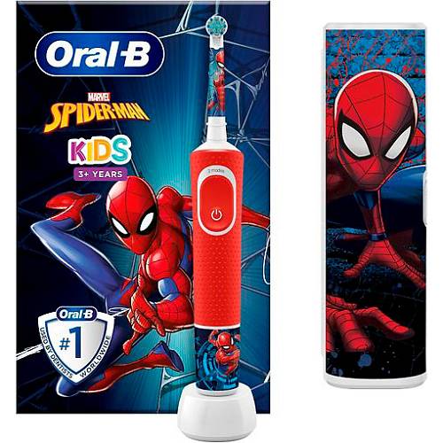 Электрическая зубная щетка Oral-B Kids, Spider-Man