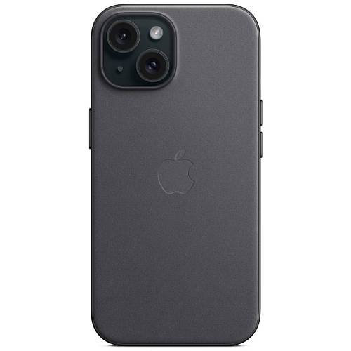 Чехол для смартфона iPhone 15 FineWoven Case with MagSafe, Black