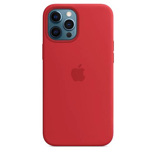 Чехол для смартфона Apple MagSafe для iPhone 12 Pro Max, силикон, красный (PRODUCT)RED