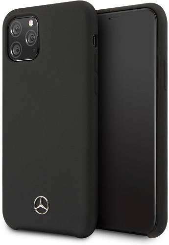 Чехол для смартфона Mercedes Silicone line для iPhone 11 Pro, черный