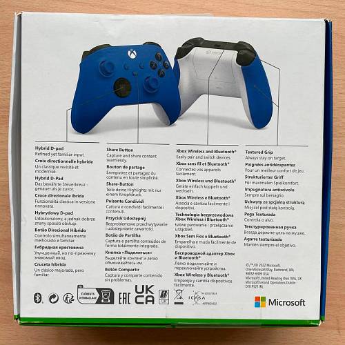 Геймпад Microsoft Xbox Wireless Controller, синий (уценка)