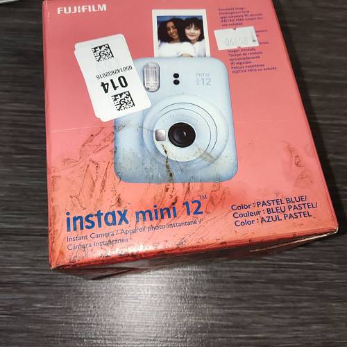 Фотоаппарат моментальной печати Fujifilm Instax mini 12, синий (уценка)