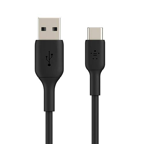 Кабель Belkin USB-A/USB-C, 2м, пластик, черный