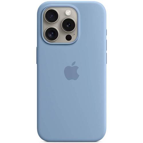 Чехол для смартфона iPhone 15 Pro Silicone Case with MagSafe, Winter Blue