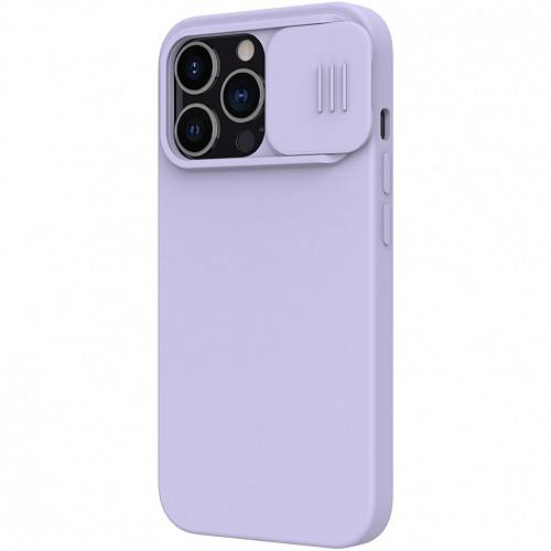 Чехол для смартфона Nillkin для iPhone 13 Pro CamShield Silky Magnetic Silicone, фиолетовый