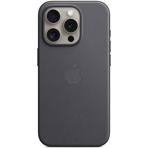 Чехол для смартфона iPhone 15 Pro FineWoven Case with MagSafe, Black