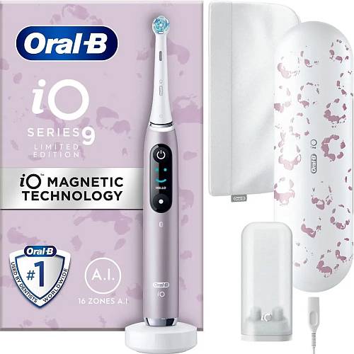 Электрическая зубная щетка Oral-B iO Series 9 Limited Edition, «Розовый кварц»
