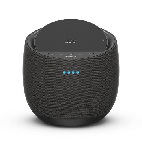 Смарт-динамик Hi-Fi Belkin + БЗУ, голосовый помощник Alexa + AirPlay2, черный