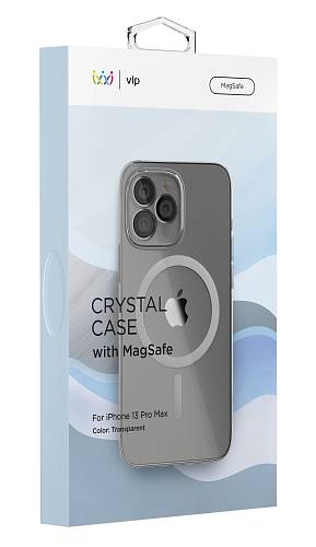 Чехол для смартфона vlp Crystal case with MagSafe для iPhone 13 Pro Max, прозрачный