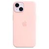 Фото — Чехол для смартфона iPhone 14 Silicone Case with MagSafe, «розовый мел»
