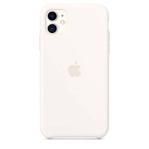 Чехол для смартфона Apple для iPhone 11, силикон, белый
