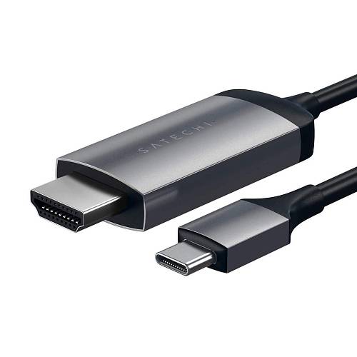 Кабель Satechi USB-C - HDMI, 1.8м, «серый космос»