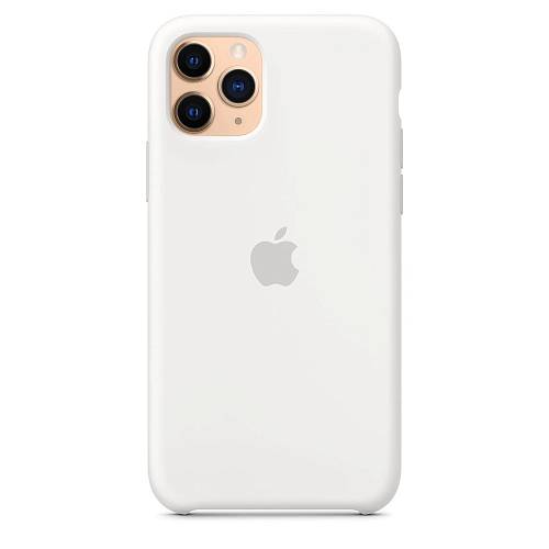 Чехол для смартфона Apple для iPhone 11 Pro, силикон, белый
