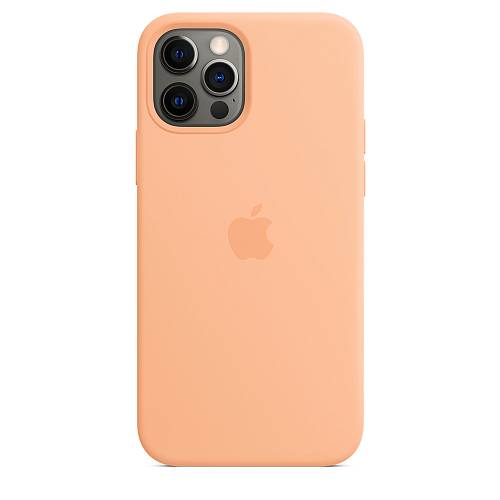 Чехол для смартфона Apple MagSafe для iPhone 12/12 Pro, cиликон, светло-абрикосовый