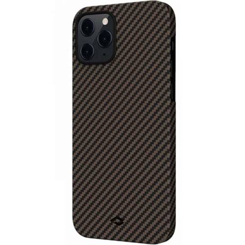 Чехол для смартфона Pitaka для iPhone 12 Pro Max, коричнево-черный