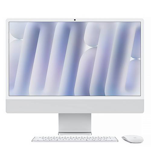 Apple iMac 24" Retina 4,5K, M4 (10C CPU, 10C GPU, 2024), 16 Гб, 512 Гб, серебристый