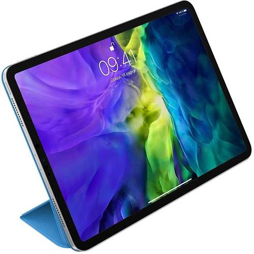 Чехол для планшета Apple Smart Folio для iPad Pro 11" (2‑го поколения), «синяя волна»