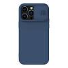 Фото — Чехол для смартфона Nillkin для iPhone 14 Pro CamShield Silky Magnetic Silicone Elegant, синий