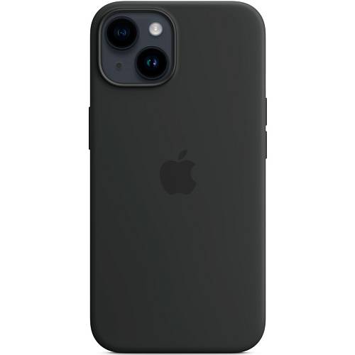 Чехол для смартфона iPhone 14 Silicone Case with MagSafe, «темная ночь»