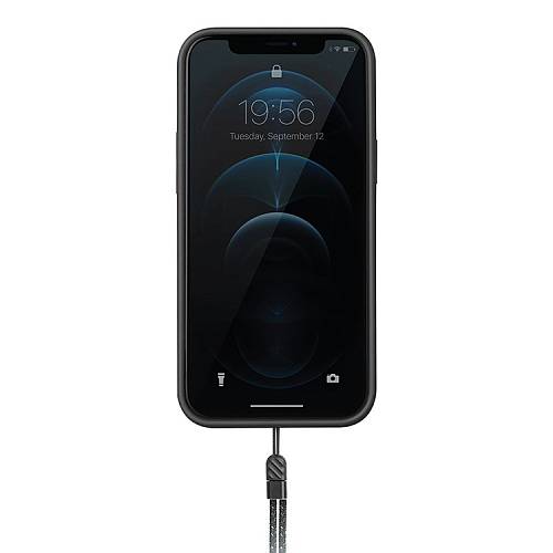 Чехол для смартфона Uniq для iPhone 12 Pro Max HELDRO + Band Anti-microbial, серый