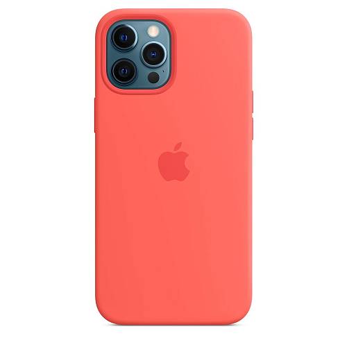 Чехол для смартфона Apple MagSafe для iPhone 12 Pro Max, силикон, «розовый цитрус»